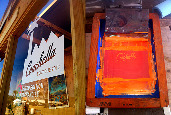 Loja oficial do Coachella Festival 2013, Coachella 2013, merchandising oficial